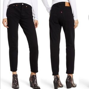 Levi’s Wedgie Icon Black Jeans